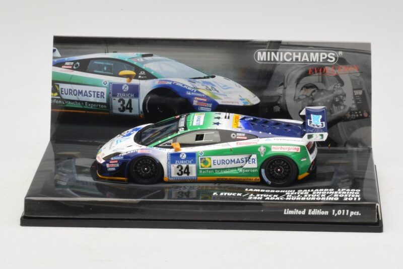 Lamborghini Gallardo LP600 GT3 #34 Reiter Engineering H-J. Stuck 24 Hours of Nurburgring 2011 Minichamps 1:43 Lamborghini Gallardo LP600 GT3 #34 Reiter Engineering H-J. Stuck 24 Hours of Nurburgring 2011 Minichamps 1:43 437111284 Kov