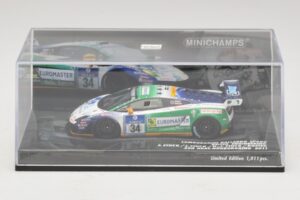 Lamborghini Gallardo LP600 GT3 #34 Reiter Engineering H-J. Stuck 24 Hours of Nurburgring 2011 Minichamps 1:43 437111284 Kov – obrázek 4 z 5