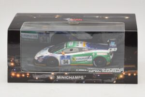 Lamborghini Gallardo LP600 GT3 #34 Reiter Engineering H-J. Stuck 24 Hours of Nurburgring 2011 Minichamps 1:43 437111284 Kov – obrázek 5 z 5