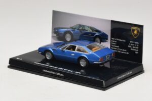 Lamborghini Jarama 400 GTS Modrý Minichamps 1:43 436103400 Kov – obrázek 3 z 5