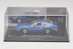 Lamborghini Jarama 400 GTS Modrý Minichamps 1:43 436103400 Kov – obrázek 4 z 5
