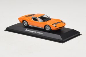 Lamborghini Miura P400 Oranžový Maxichamps 1:43 940103001 Kov – obrázek 3 z 5