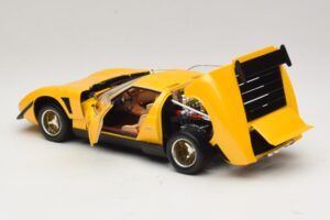 Lamborghini Miura SVR Žlutý & Černý Kyosho 1:18 08319GY Kov – obrázek 5 z 8
