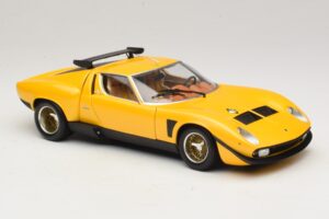 Lamborghini Miura SVR Žlutý & Černý Kyosho 1:18 08319GY Kov – obrázek 6 z 8