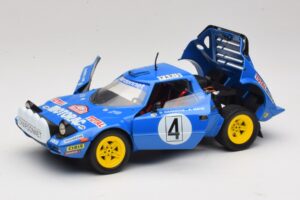 Lancia Stratos HF #4 B. Darniche / A. Mahe Rally Monte Carlo 1979 Solido 1:18 9019 Kov – obrázek 2 z 8