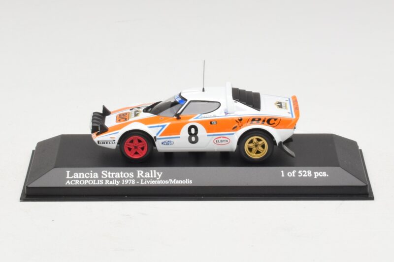 Lancia Stratos Rally #8 Livieratos / Manolis Acropolis Rally 1978 Minichamps 1:43 Lancia Stratos Rally #8 Livieratos / Manolis Acropolis Rally 1978 Minichamps 1:43 430781208 Kov