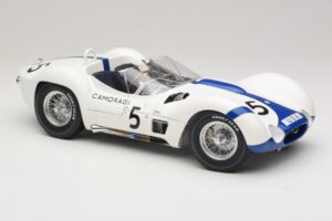 Maserati Tipo 61 #5 Camoradi S. Moss / D. Gurney 1000km Nurburgring Winner 1960 Minichamps 1:12 120601205 Kov – obrázek 6 z 8