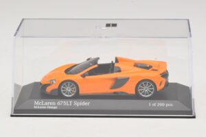 McLaren 675LT Spider Oranžový Minichamps 1:43 537154431 Kov – obrázek 4 z 5
