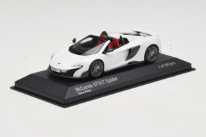 McLaren 675LT Spider Silica White Minichamps 1:43 537154432 Kov – obrázek 2 z 5