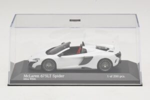 McLaren 675LT Spider Silica White Minichamps 1:43 537154432 Kov – obrázek 4 z 5