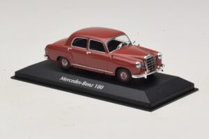 Mercedes 180 W120 Červený Maxichamps 1:43 940033101 Kov – obrázek 3 z 5