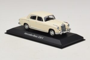 Mercedes 220 S W180 Bílý Maxichamps 1:43 940033000 Kov – obrázek 3 z 5