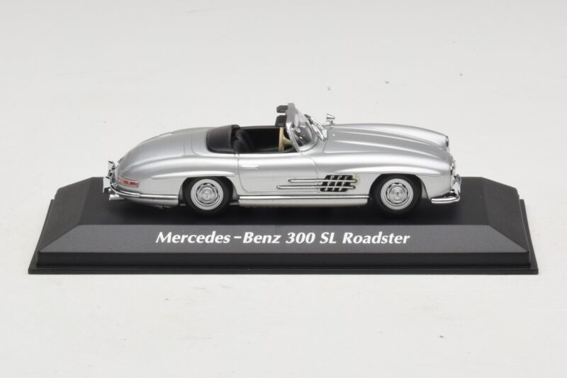 Mercedes 300 SL W198 Roadster Stříbrný Maxichamps 1:43 940039030 Kov