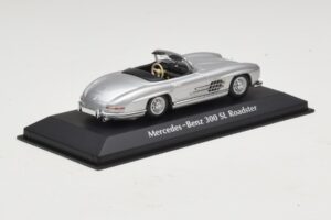 Mercedes 300 SL W198 Roadster Stříbrný Maxichamps 1:43 940039030 Kov – obrázek 2 z 5