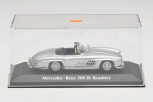 Mercedes 300 SL W198 Roadster Stříbrný Maxichamps 1:43 940039030 Kov – obrázek 4 z 5