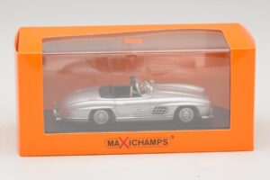 Mercedes 300 SL W198 Roadster Stříbrný Maxichamps 1:43 940039030 Kov – obrázek 5 z 5