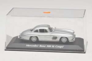 Mercedes 300 SL W198 Stříbrný Maxichamps 1:43 940039000 Kov – obrázek 4 z 5