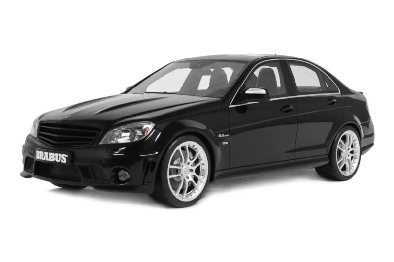 Mercedes C63 AMG W204 Brabus B63S Obsidian Black GT Spirit 1:18 GT582 Pryskyřice