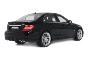 Mercedes C63 AMG W204 Brabus B63S Obsidian Black GT Spirit 1:18 GT582 Pryskyřice – obrázek 2 z 5