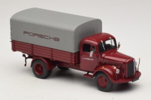 Mercedes L3500 Valník Porsche Minichamps 1:43 439350027 Kov – obrázek 4 z 7