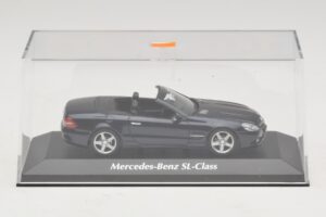 Mercedes SL R230 Modrá Metalíza Maxichamps 1:43 940037531 Kov – obrázek 4 z 5