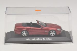 Mercedes SL R230 Červená Metalíza Maxichamps 1:43 940037530 Kov – obrázek 4 z 5