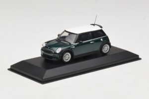 Mini Cooper One R50 Aero Green S Bílou Střechou Minichamps 1:43 MINI011 Kov – obrázek 2 z 5