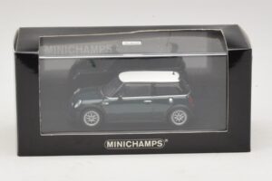 Mini Cooper One R50 Aero Green S Bílou Střechou Minichamps 1:43 MINI011 Kov – obrázek 5 z 5