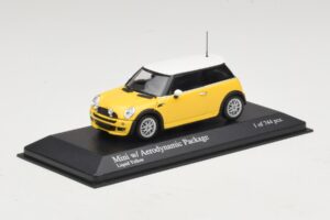 Mini Cooper One R50 s Aero Paketem Žlutý Minichamps 1:43 431138274 Kov – obrázek 2 z 4