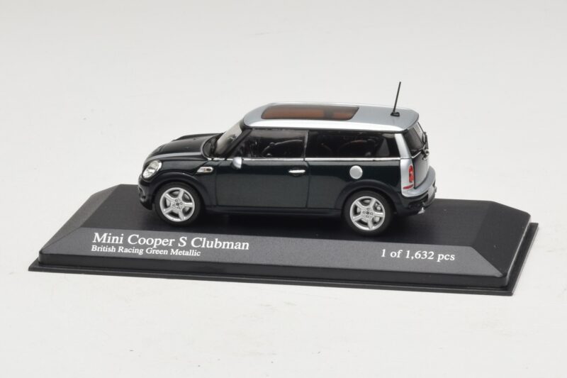 Mini Cooper S Clubman R55 Zelený Stříbrný Minichamps 1:43 431138670 Kov