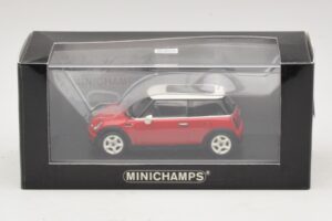 Mini Cooper S R53 Červený S Panoramatickou Střechou Minichamps 1:43 MINI024 Kov – obrázek 5 z 5