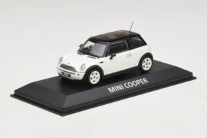 Mini Cooper S R53 Bílý S Černou Střechou Minichamps 1:43 MINI027 Kov – obrázek 2 z 4