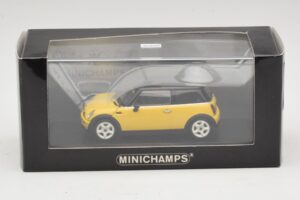 Mini Cooper S R53 Žlutý S Černou Střechou Minichamps 1:43 MINI031 Kov – obrázek 4 z 4