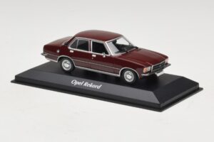 Opel Rekord D Tmavě Červený Maxichamps 1:43 940044000 Kov – obrázek 3 z 5