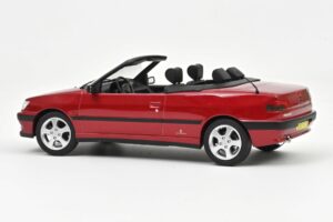 Peugeot 306 Kabriolet Diablo Red Norev 1:18 184930 Kov – obrázek 2 z 2