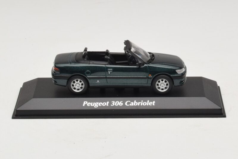 Peugeot 306 Kabriolet Zelená Metalíza Maxichamps 1:43 940112833 Kov