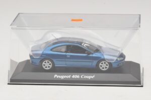 Peugeot 406 Kupé Modrá Metalíza Maxichamps 1:43 940112620 Kov – obrázek 4 z 5