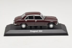 Peugeot 504 Tmavě Červená Maxichamps 1:43 940112500 Kov