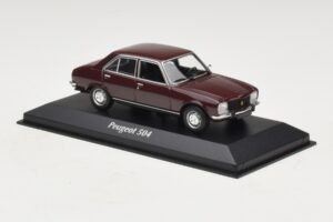 Peugeot 504 Tmavě Červená Maxichamps 1:43 940112500 Kov – obrázek 3 z 5