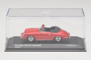 Porsche 356 B Kabriolet Červený Minichamps 1:43 400064331 Kov – obrázek 4 z 5