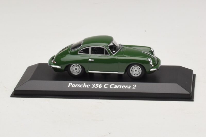 Porsche 356C Carrera 2 Tmavě Zelený Maxichamps 1:43 940062360 Kov