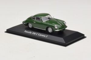 Porsche 356C Carrera 2 Tmavě Zelený Maxichamps 1:43 940062360 Kov – obrázek 3 z 5