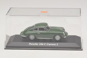 Porsche 356C Carrera 2 Tmavě Zelený Maxichamps 1:43 940062360 Kov – obrázek 4 z 5
