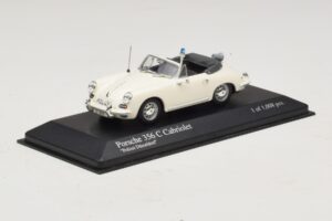 Porsche 356C Kabriolet Polizei Dusseldorf Minichamps 1:43 430062391 Kov – obrázek 2 z 5
