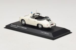 Porsche 356C Kabriolet Polizei Dusseldorf Minichamps 1:43 430062391 Kov – obrázek 3 z 5
