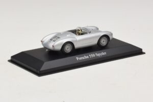 Porsche 550 Spyder Stříbrný Maxichamps 1:43 940066030 Kov – obrázek 2 z 5