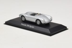 Porsche 550 Spyder Stříbrný Maxichamps 1:43 940066030 Kov – obrázek 3 z 5