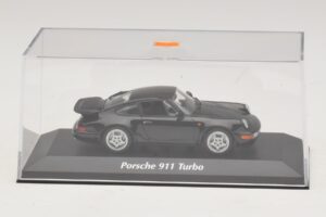 Porsche 911 964 Turbo Černý Maxichamps 1:43 940069101 Kov – obrázek 4 z 5