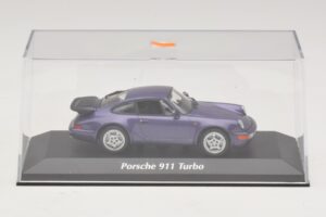 Porsche 911 964 Turbo Fialová Metalíza Maxichamps 1:43 940069100 Kov – obrázek 4 z 5