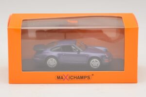 Porsche 911 964 Turbo Fialová Metalíza Maxichamps 1:43 940069100 Kov – obrázek 5 z 5